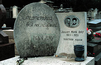 man ray's tomb